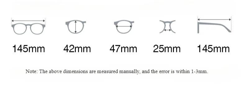 Hewei Unisex Full Rim Round Oval Titanium Acetate Eyeglasses 942141 Full Rim Hewei