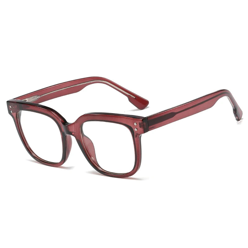 Handoer Women's Full Rim Square Tr 90 Alloy Eyeglasses 792330