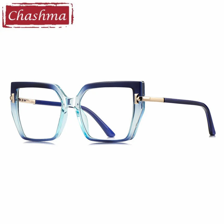 Chashma Ochki Women's Full Rim Square Tr 90 Alloy Eyeglasses 882267