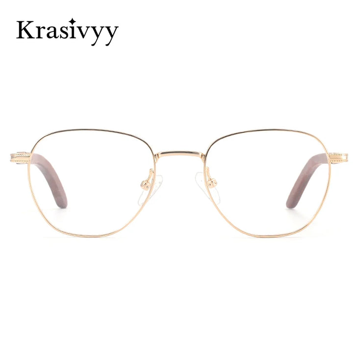 Krasivyy Unisex Full Rim Titanium Prescription Eyeglasses KR16088 - view 2