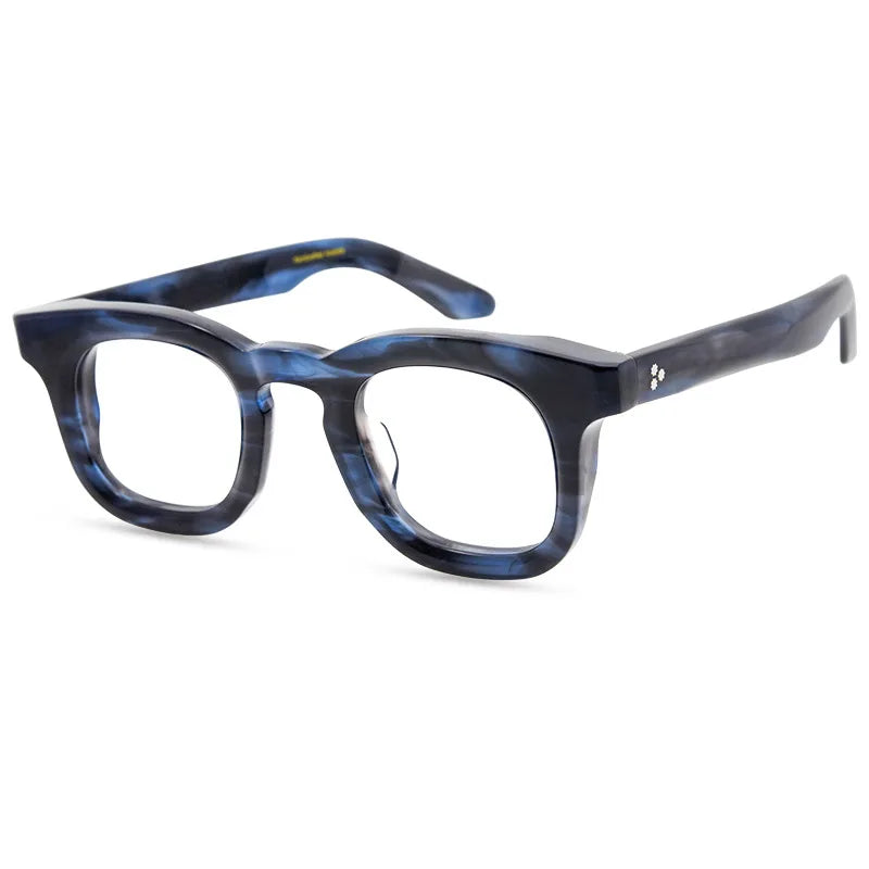 Nobler Unisex Full Rim Oval Square Thick Acetate Eyeglasses 9620 Full Rim Nobler C1  