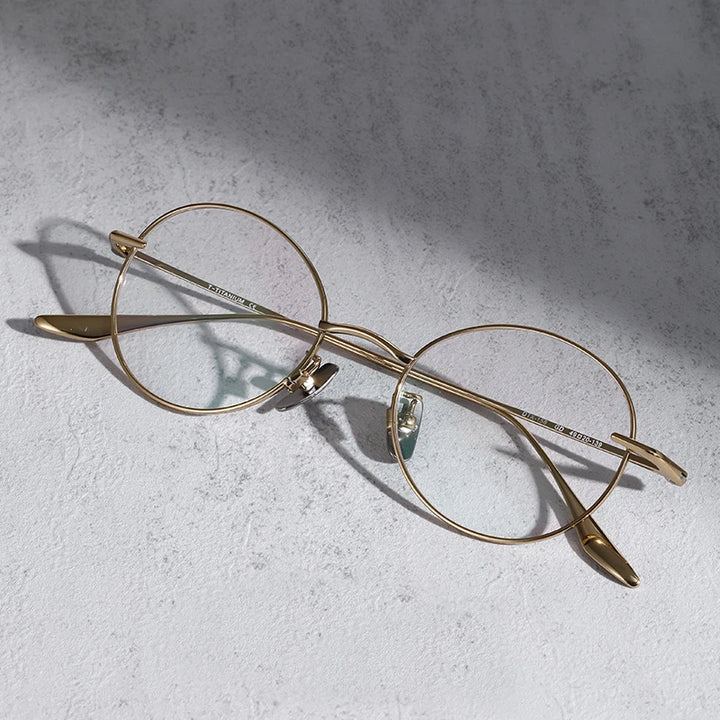 Black Mask Women's Full Rim Oval Round Titanium Eyeglasses 844158