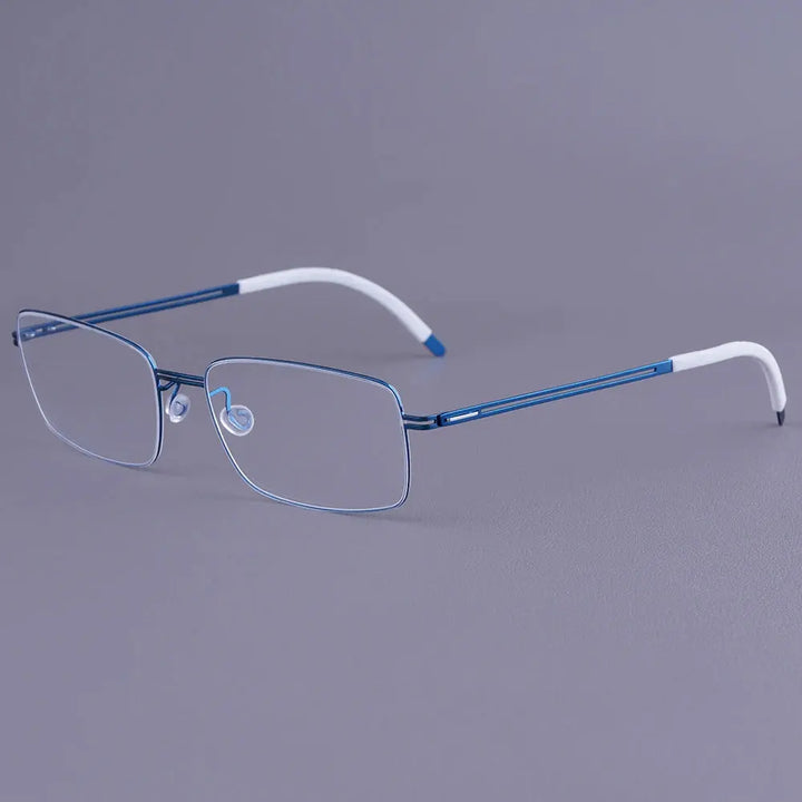 Bobbie 462512  Women’s Polygon Square Full Rim Titanium Frames FuzWeb