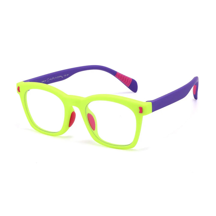 Yimaruili Unisex Full Rim Square TR-90 Eyeglasses KR618 — view 9 | Yimaruili at FuzWeb