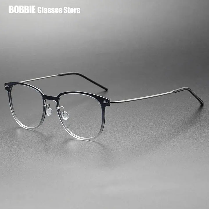 Bobbie Full Rim 654900 Women’s Polygon Acetate Titanium Frames — view 1 | Bobbie at FuzWeb