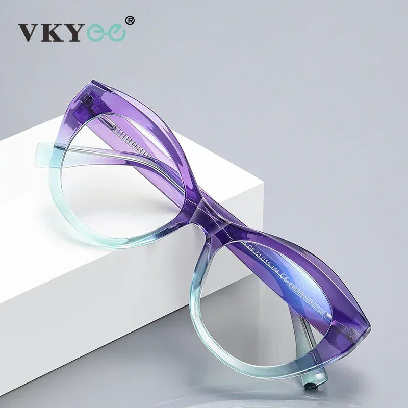 Vicky Womens Full Rim Cat Eye Round Reading Glasses Pfd2168 Reading Glasses Vicky   