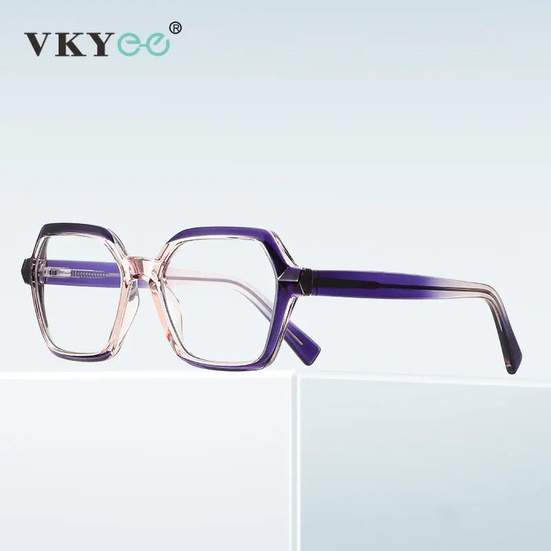 Vicky Unisex Full Rim Tr 90 Stainless Steel Square Reading Glasses 2162 Reading Glasses Vicky   