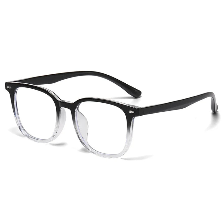 Zirosat Unisex Full Rim Round TR90 Prescription Eyeglasses 18131 - view 9
