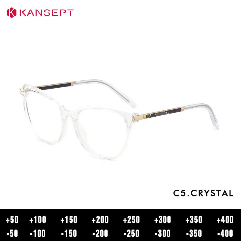Kansept Women's Full Rim Square Tr 90 Alloy Reading Glass 72101