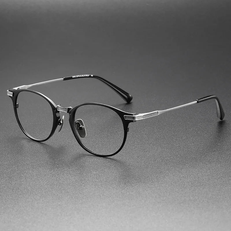 Bobbie Unisex Full Rim Round Titanium Eyeglasses DRX2078
