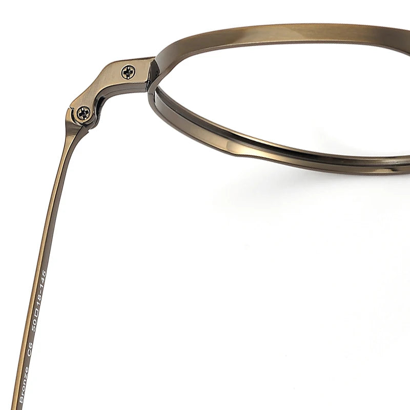Muzz 3005 unisex oval pure titanium prescription eyeglasses — view 10