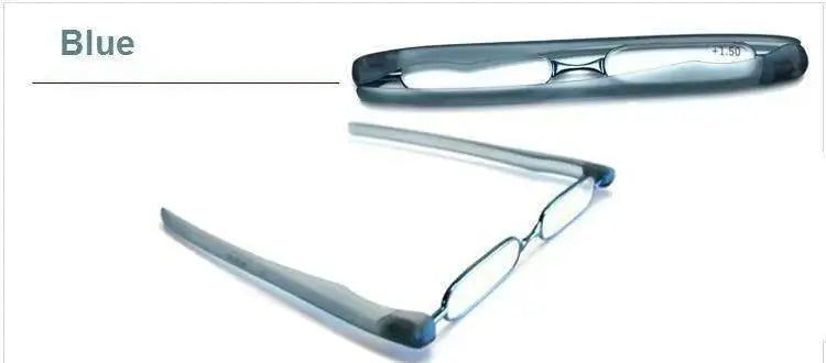 Brightzone Unisex Semi Rim Oval Tr 90 Alloy Reading Glasses 154515