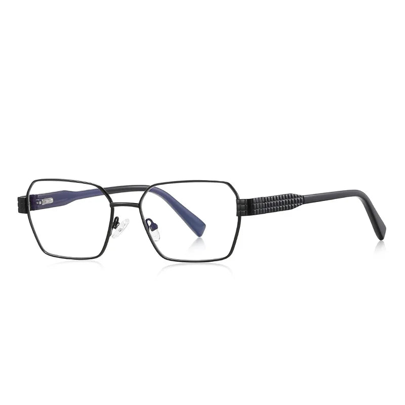CCspace Women's Full Rim Polygon Square Tr 90 Alloy Reading Glasses 311240