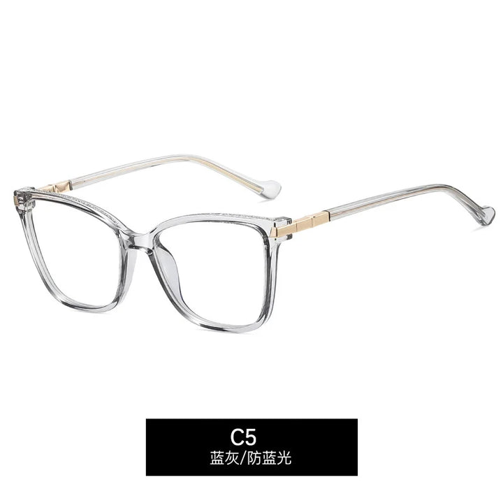 CCspace Women's  Full Rim Square Tr 90 Alloy Reading 312713