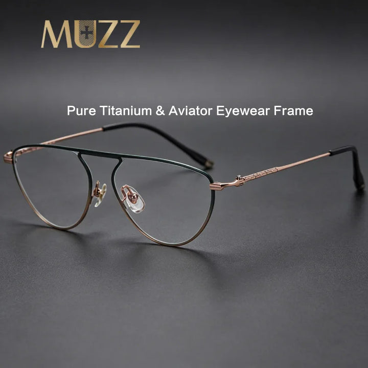 Muzz 88319-1 unisex pure titanium prescription eyeglasses