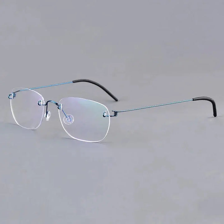Bobbie 290700 Women’s Rimless  Square Screwless Titanium Frames FuzWeb