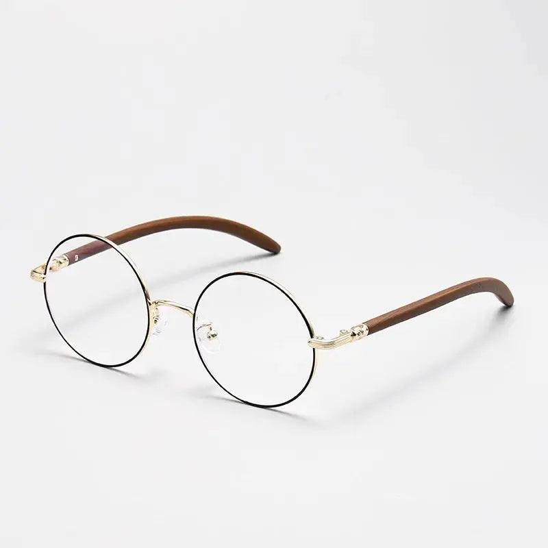Hdcrafter Unisex Full Rim Round Alloy Frames 102000 Hdcrafter Eyeglasses