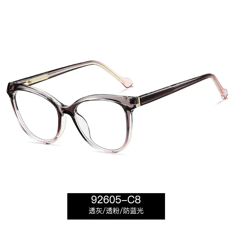 Reven Jate Women's Full Rim Square Tr 90 Alloy Eyeglasses 392605.