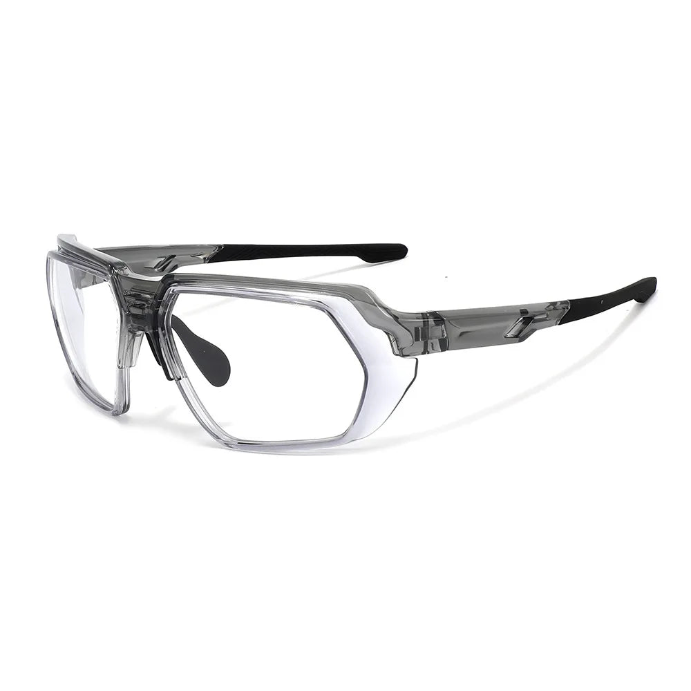 Xbora Unisex Full Rim Polygon Square Tr 90 Tpee Sport Eyeglasses 50601