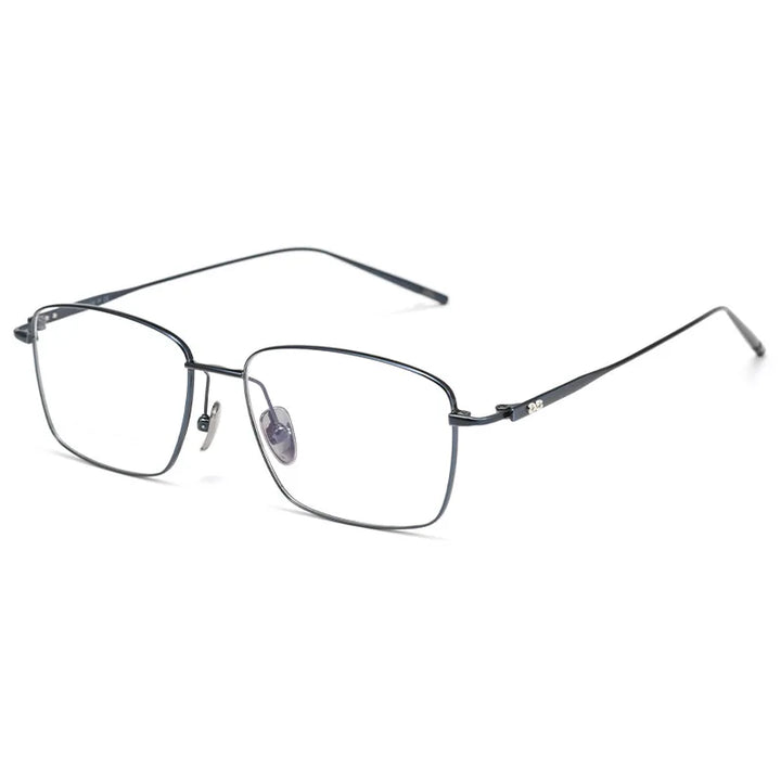 Xbora Unisex Full Rim Polygon Square Titanium Eyeglasses 177556