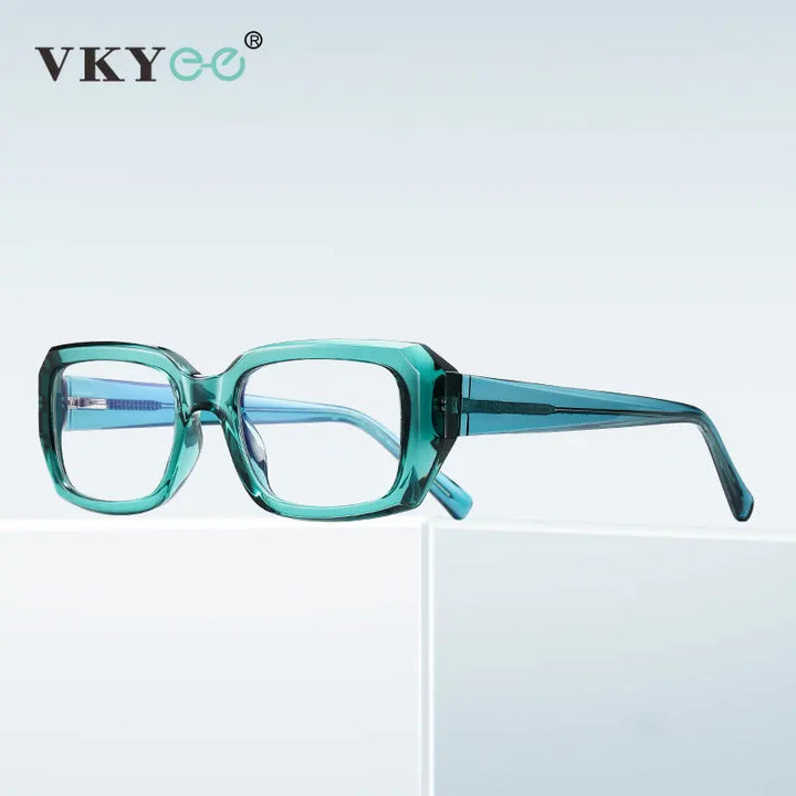 Vicky Women's Full Rim Square Stainless Steel Tr 90 Reading Glasses 2154 Reading Glasses Vicky   