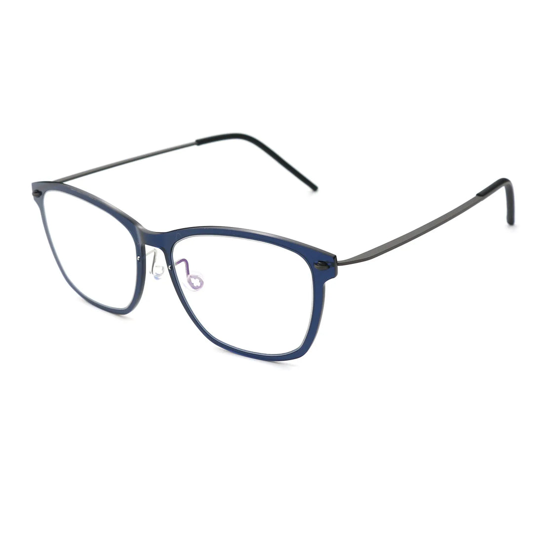 Bobbie Unisex Full Rim Square Acetate Eyeglasses 6525
