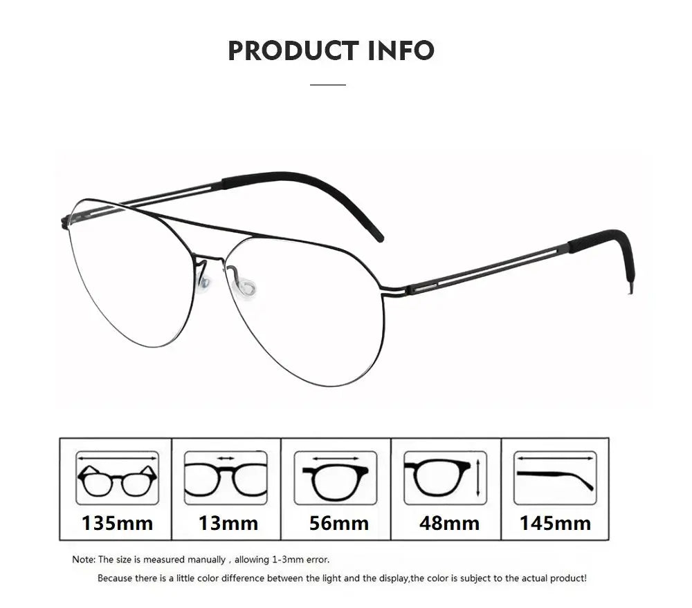 Bobbie 470200 Women’s Titanium Full Rim Oval Double Bridge Frames — view 2 | Bobbie at FuzWeb