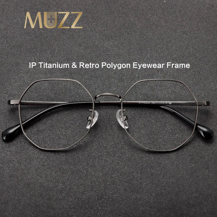 Muzz 854103 unisex titanium prescription eyeglasses