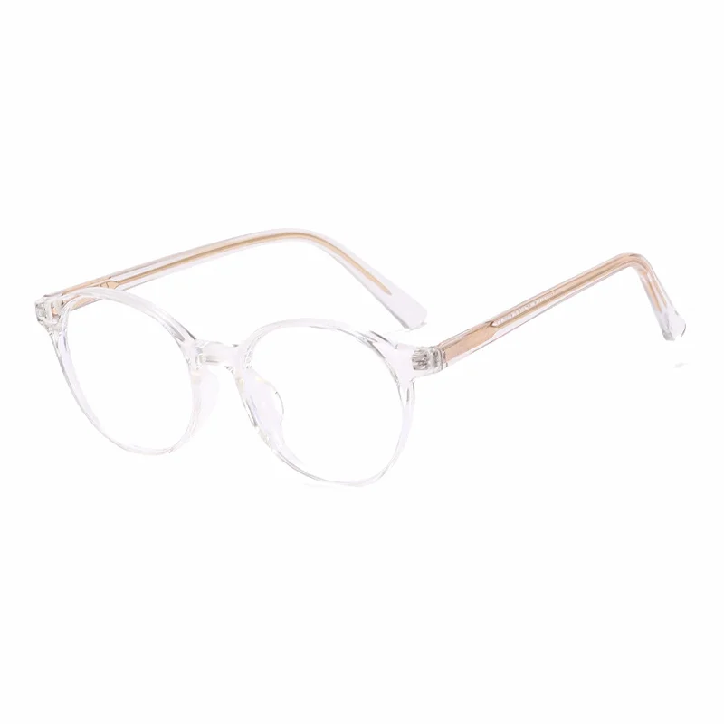 Ralferty Unisex Youth's Full Rim Round Tr 90 Acetate Eyeglasses R830 Full Rim Ralferty C5 White CHINA 