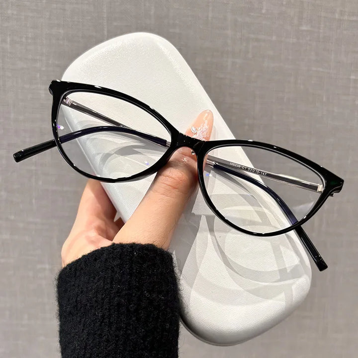 Kocolior Women's Full Rim Oval Tr 90 Titanium Eyeglasses 482381