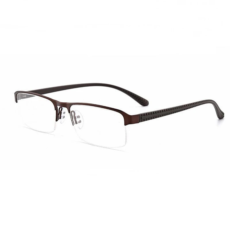 Hdcrafter Women's Semi Rim Square Alloy Tr 90 Eyeglasses 9165