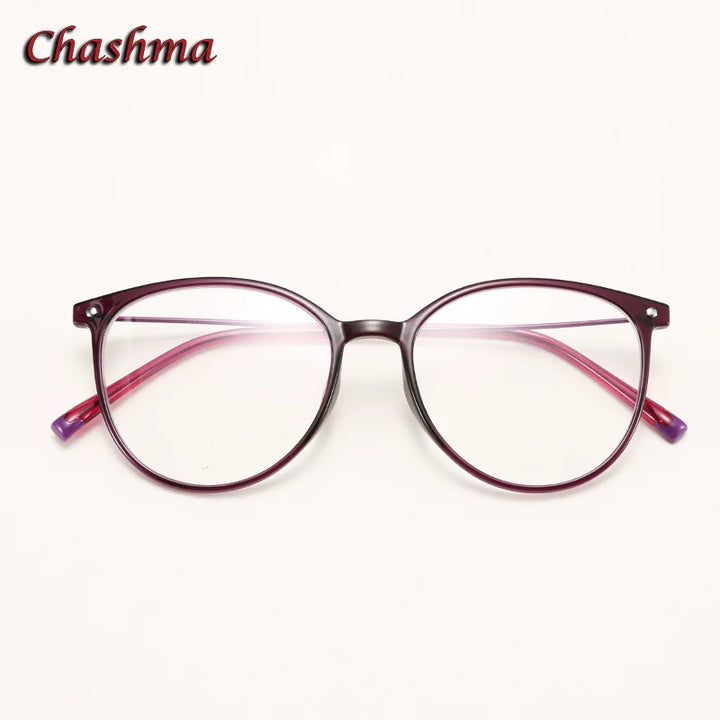 Chashma Ochki Unisex Full Rim Round Ultem Eyeglasses 2155 Full Rim Chashma Ochki   