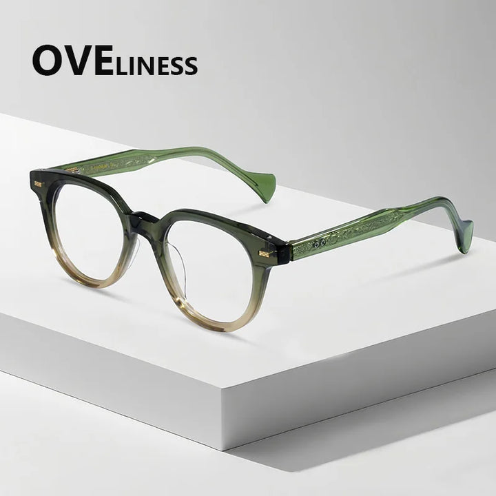 Oveliness Women's Full Rim Oval Round Acetate Eyeglasses 826005
