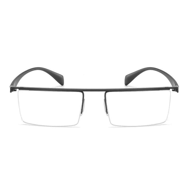 Bclear Unisex Semi Rim Square Alloy Eyeglasses MY-P8332