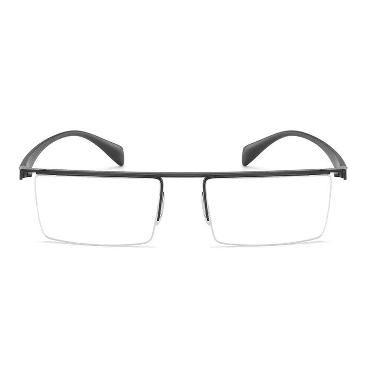 Bclear Unisex Semi Rim Square Alloy Eyeglasses MY-P8332