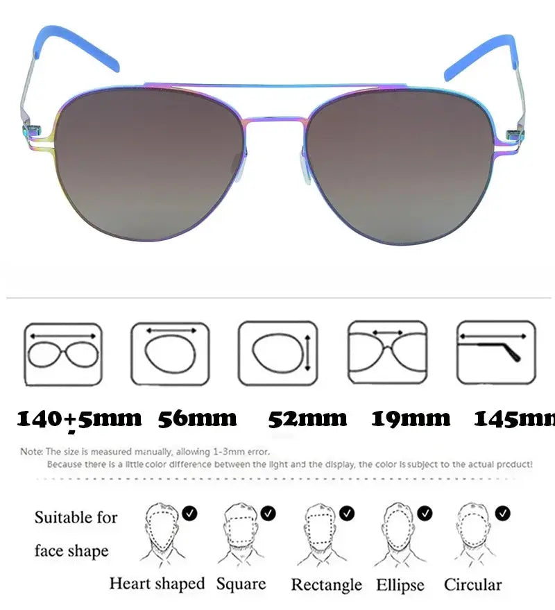 Bobbie 565219 Full Rim Unisex Oval Sunglasses Double Bridge Steel FuzWeb