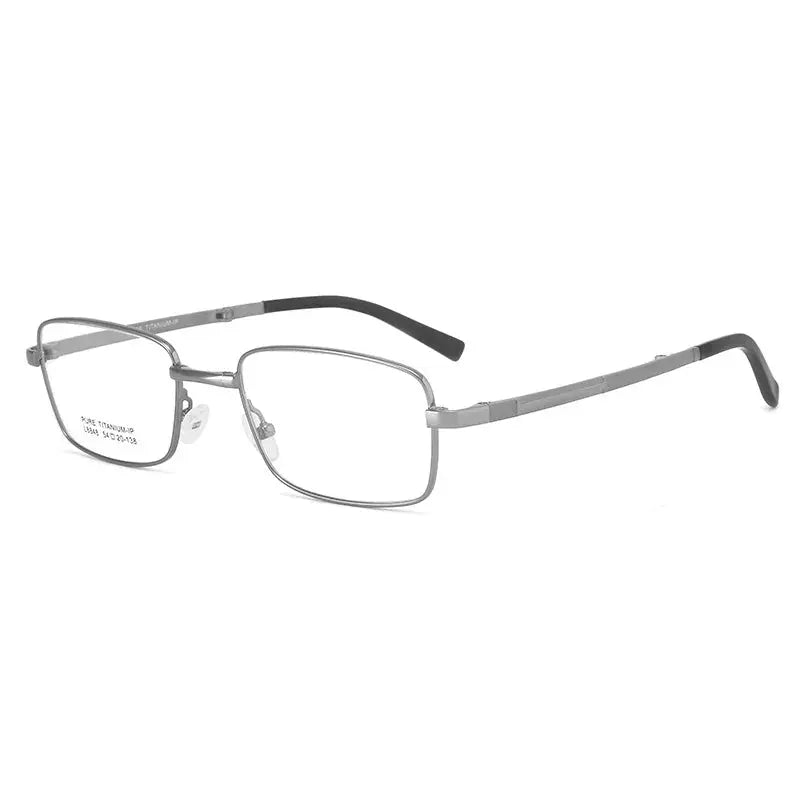 Hdcrafter Unisex Full Rim Rectangle Titanium Frames 884800 Hdcrafter Eyeglasses