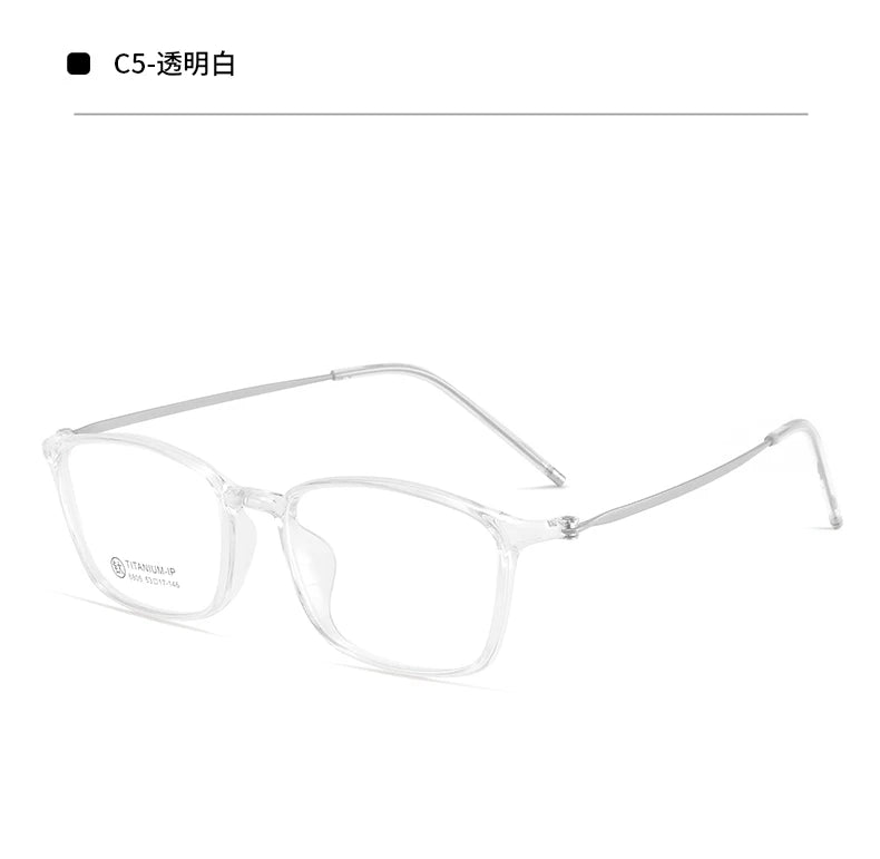 Bclear Unisex Full Rim Square TR90 Eyeglasses MY-6805