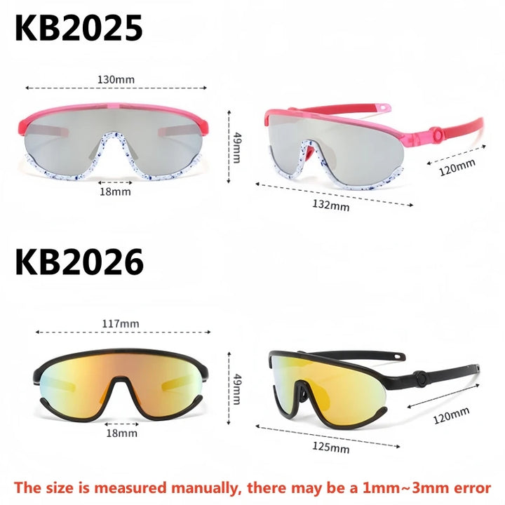 Yimaruili Unisex Youth Full Rim Goggle Lens Tr 90 Tpee Sunglasses 662526