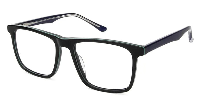 Esnbie 602224 Unisex Full Rim Brow Line Square Acetate Frames Esnbie
