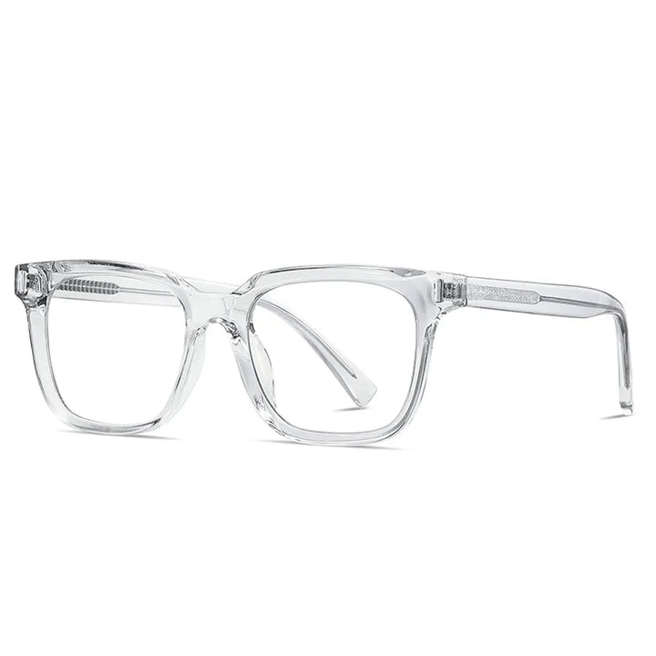 Vicky Unisex Full Rim Square Stainless Steel Acetate Reading Glasses 2091 Reading Glasses Vicky PFD2091-C2 0 
