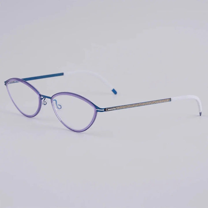 Bobbie 465652 Women’s 133mm Full Rim Oval Titanium Frames FuzWeb