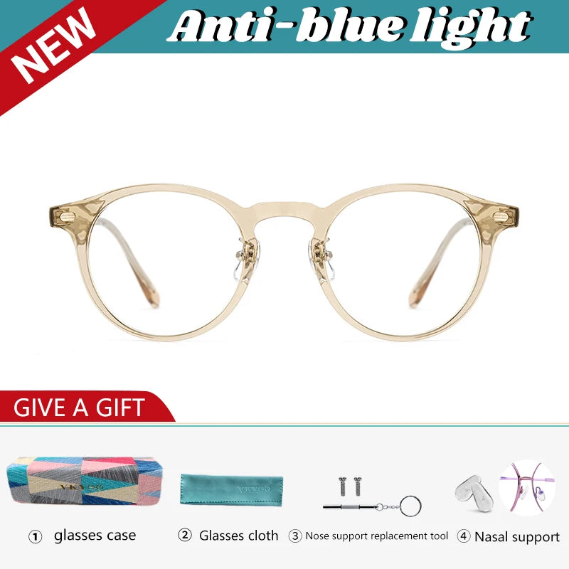 Vicky Women's Full Rim Round Oval Acetate Reading Glasses 98421
