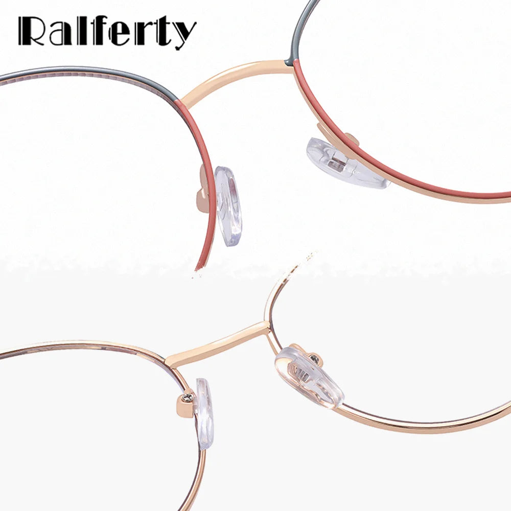 Ralferty Women's Full Rim Cat Eye Alloy Eyeglasses R81199 Full Rim Ralferty   