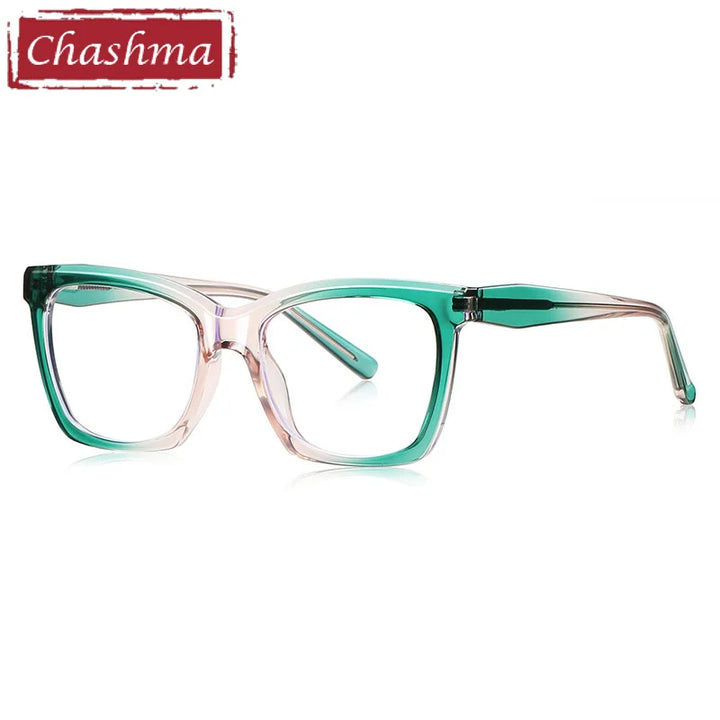 Chashma Ochki Women's Full Rim Cat Eye Tr 90 Titanium Eyeglasses 881003