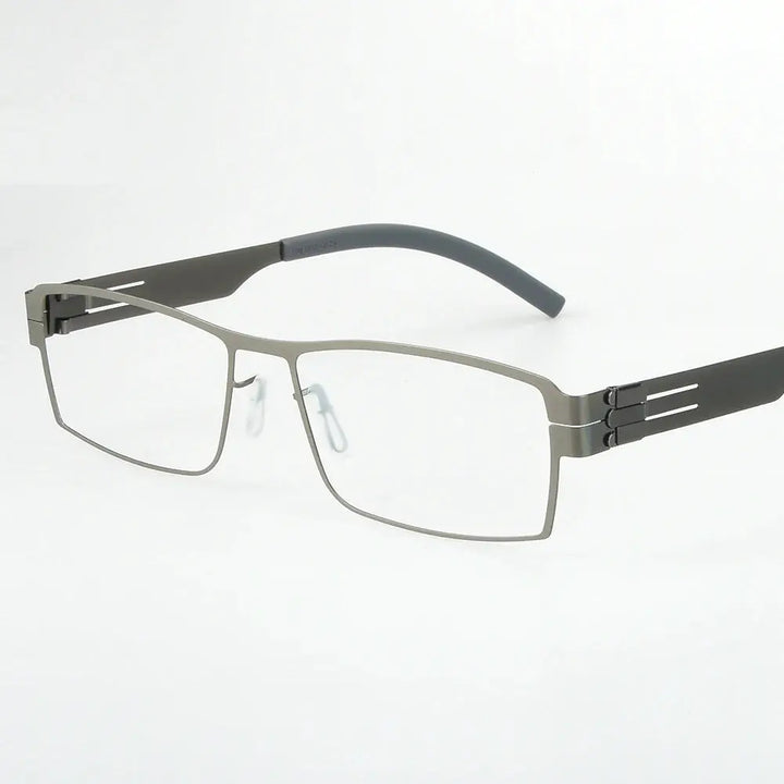 Bobbie 508500 Full Rim Unisex Square Screwless Steel Frames FuzWeb