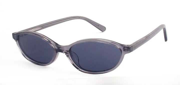 Esnbie Unisex Full Rim Oval Rectangle Acetate Sunglasses 240781