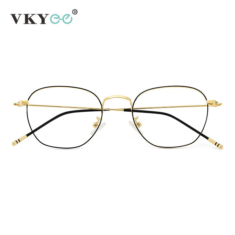 Vicky Women's Full Rim Polygon Square Alloy Eyeglasses 492001 Reading Glasses Vicky