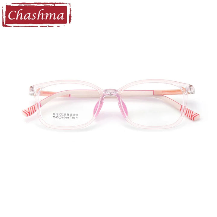 Chashma Ottica Unisex Youth's Full Rim Square Tr 90 Titanium Eyeglasses 730044
