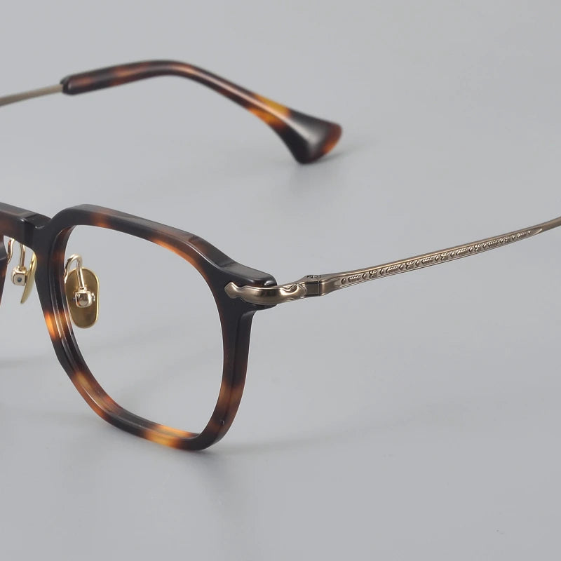 Blackmask Unisex Full Rim Square Titanium Eyeglasses BM-80905